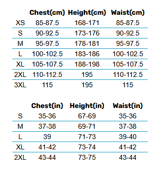 2025 Rip Curl Mens Tops 0 Size Chart